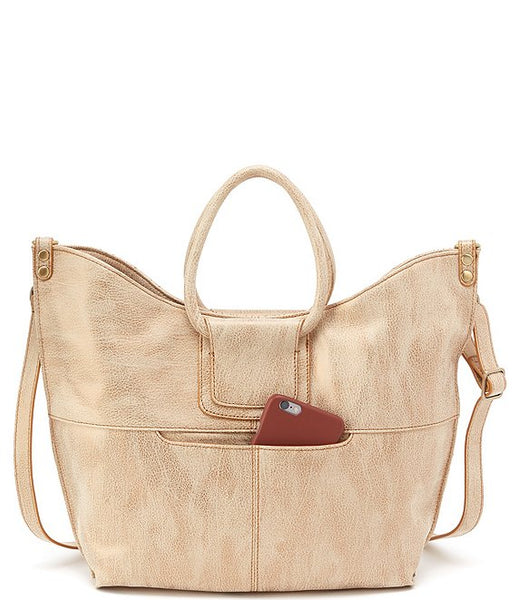 HOBO Sheila Large Satchel -Gold Leaf