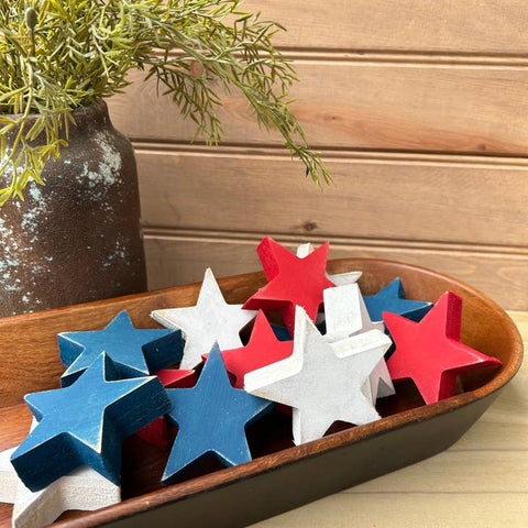 Rustic Wood Fourth of July Bowl Fillers