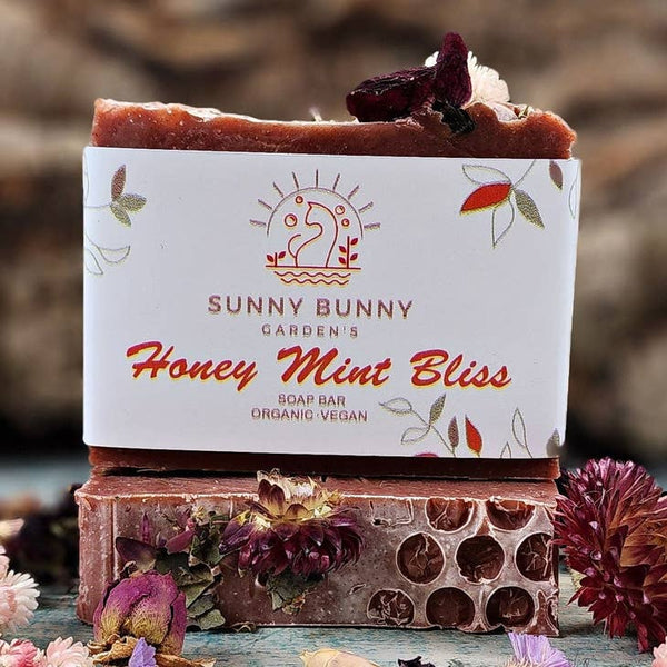 Sunny Bunny Gardens All Natural Handmade Soap - Honey Peppermint