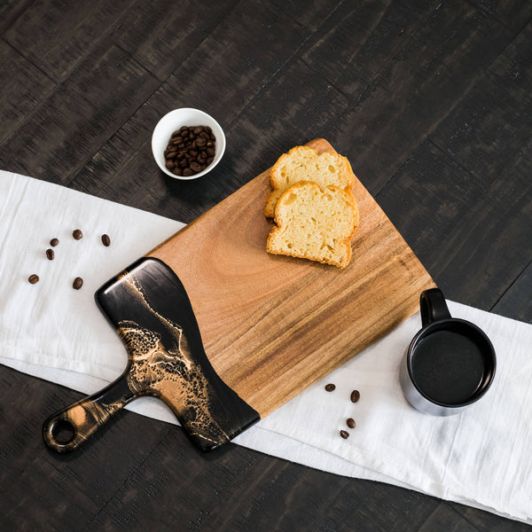 Cheeseboards - Medium 8" x 16": Gold Quartz