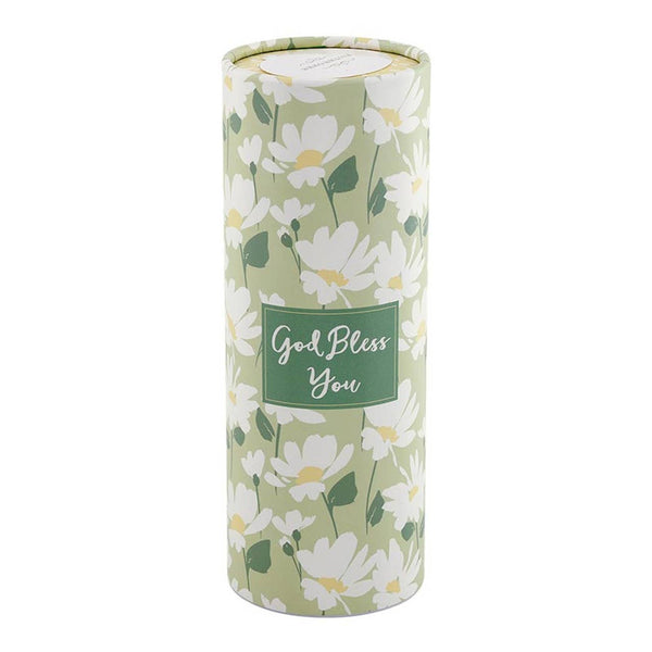 Tissue Display - Daisy: Cardboard, 3-ply Tissue / 11.5" W x 7.25" H x 1" D