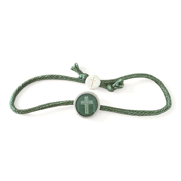 Tap To Pray® Survivor Series Bracelet: Turquoise + Cross