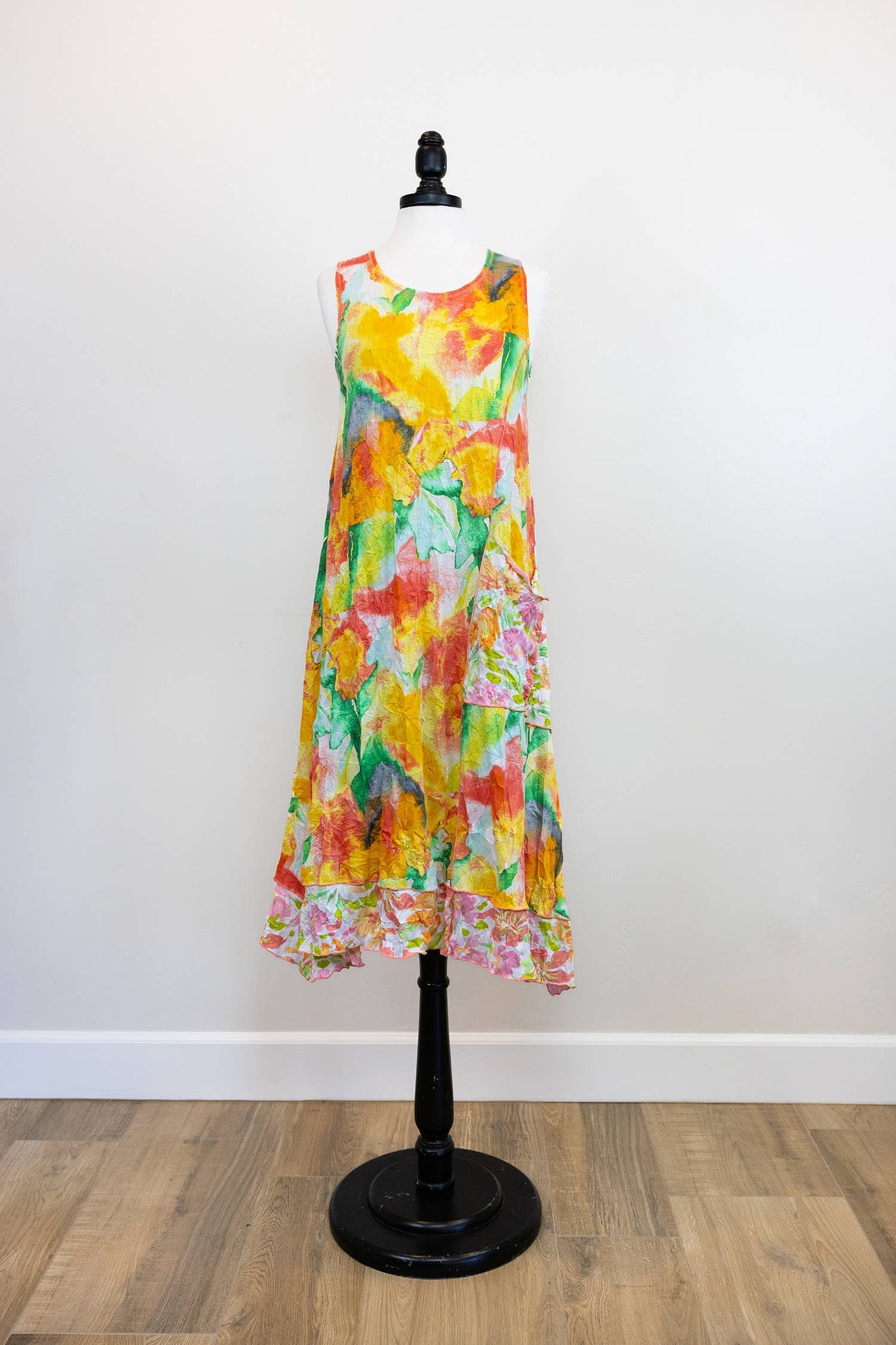 Mango Crinkle Mixed Print Dress:  Mango