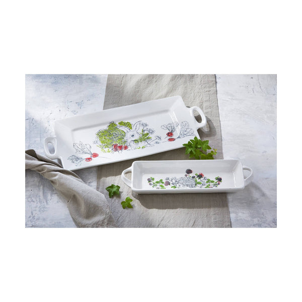 Munching Bunny Rectangle Platter - Multi