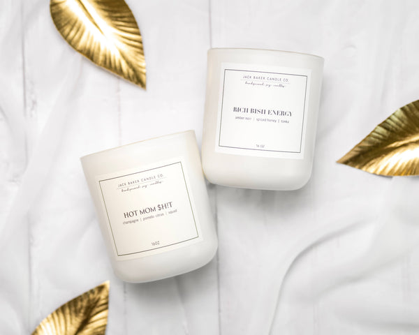 White Linen Collection - Rich Bish Energy 16 oz