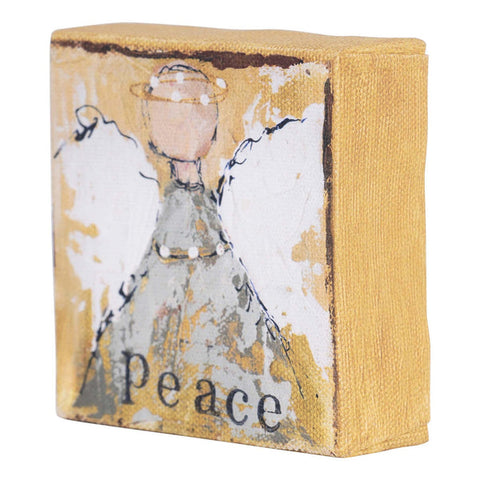 Peace Red Angel Canvas