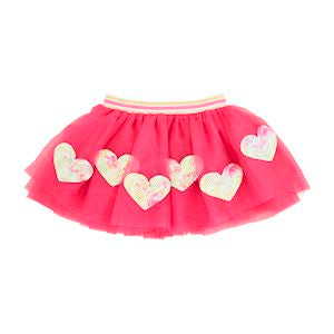 PINK HEART SEQUIN TUTU