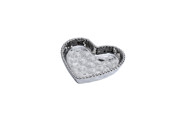 Mini Heart Dish Silver