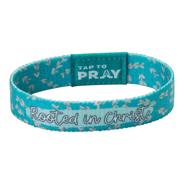 Tap To Pray® Kingfolk Series Wristband – Rooted In Christ: Small