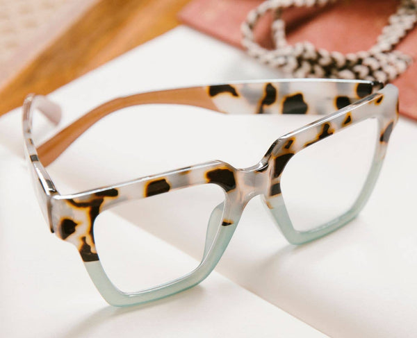 Take a Bow (Blue Light): Tortoise/Blush / Reading / 1.50