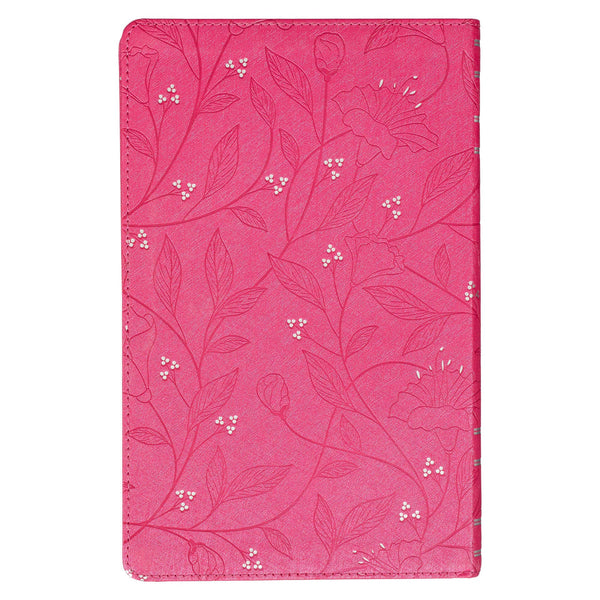 Pearlized Pink Faux Leather KJV Gift Edition Bible