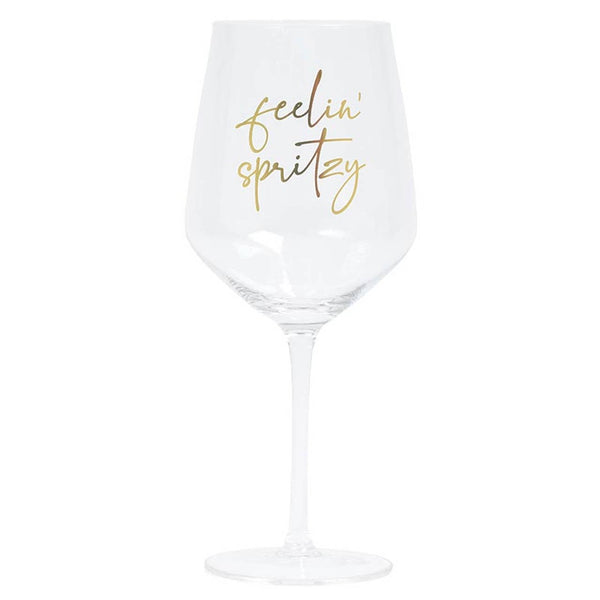 Wine Glass - Feelin' Spritzy: Hand Wash Only / Glass