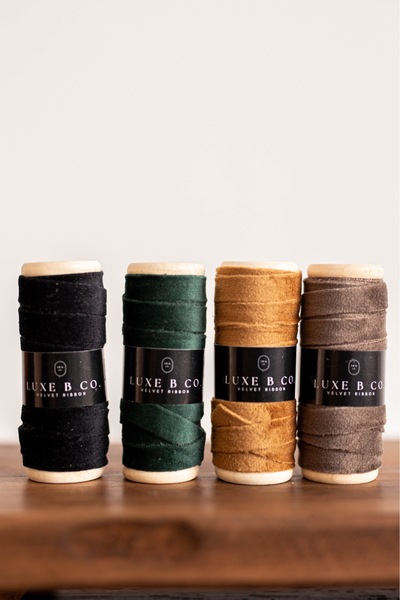 Ribbon Brown Wood Spool