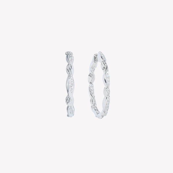 Sacred Vine Hoop Earring