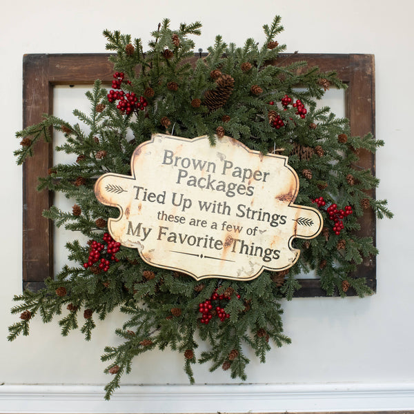 FAVORITE THINGS SIGN