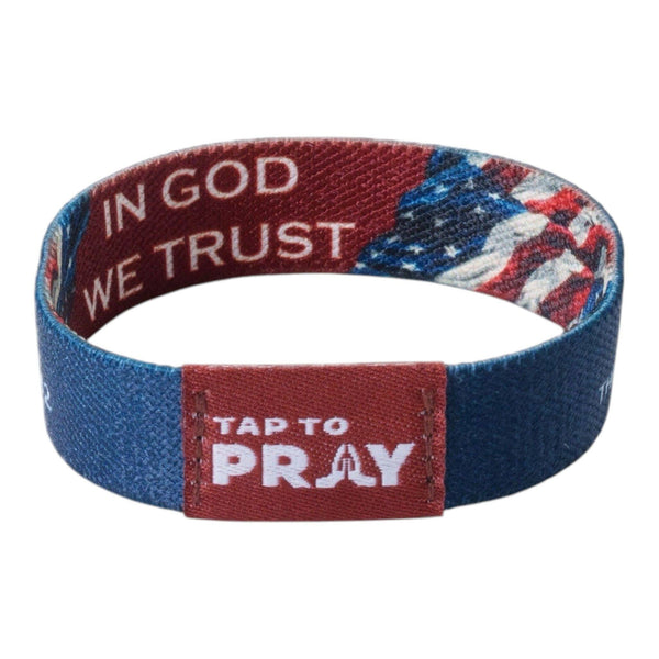 Tap To Pray® Wristband – Patriot: Medium