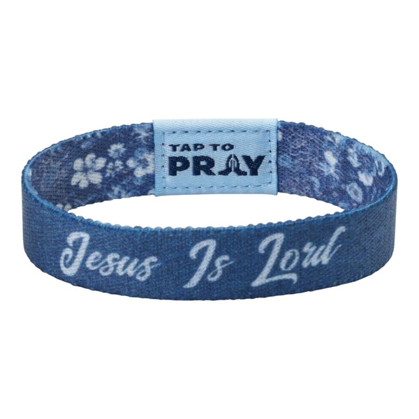 Tap To Pray® Wristband – Wildflower - Jesus Is Lord: Small