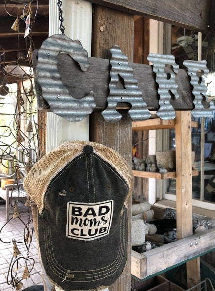 Bad Moms Club Distressed Trucker Hat Baseball Cap