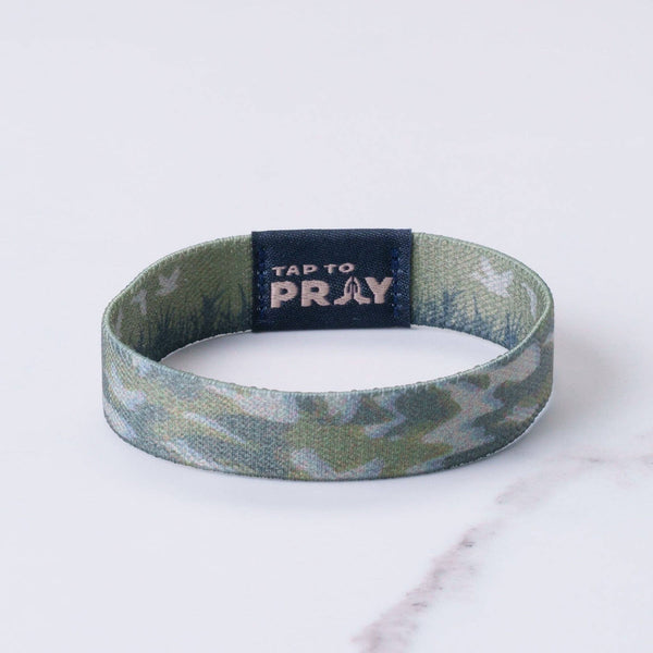 Tap To Pray® Wristband – Waterfowl: Medium