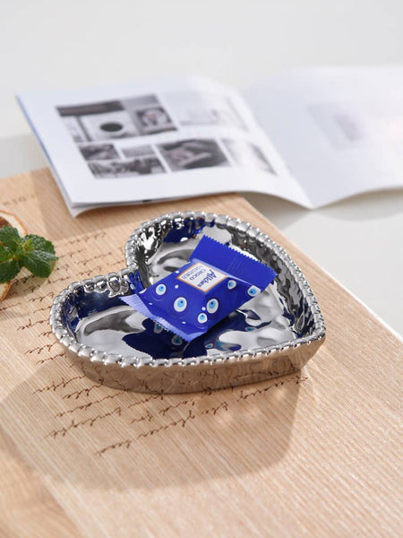 Mini Heart Dish Silver