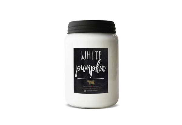 26 oz Farmhouse Jar Candle: White Pumpkin