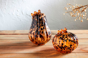 TORTOISE GLASS PUMPKINS