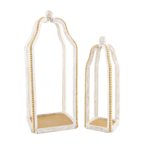 Gold Bead Lantern Set