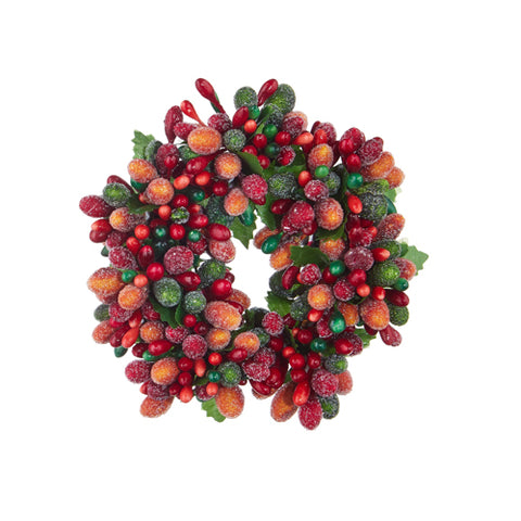 Beaded Berry Candle Ring assorted