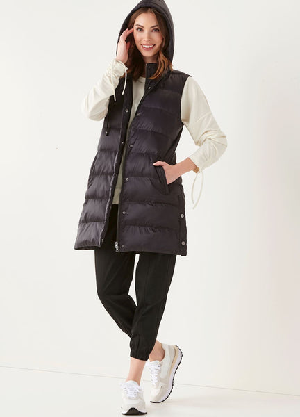 Sleevless Quilted Vest, Outerwear