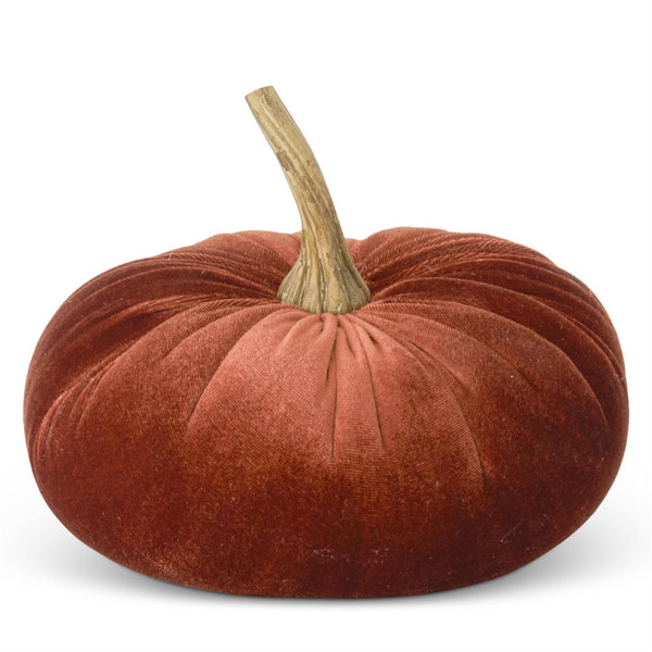 6.25 Inch Velvet Stuffed Pumpkin