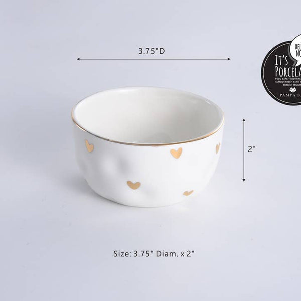Pampa Bay Heart Snack Bowl