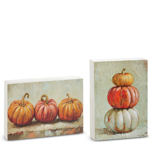 ASSORTED 10" Pumpkin Trio Block