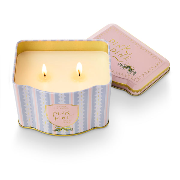 Pink Pine Printed Tin
