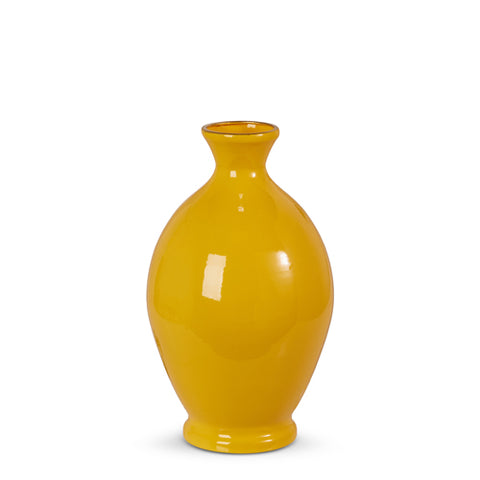 10" Yellow Vase