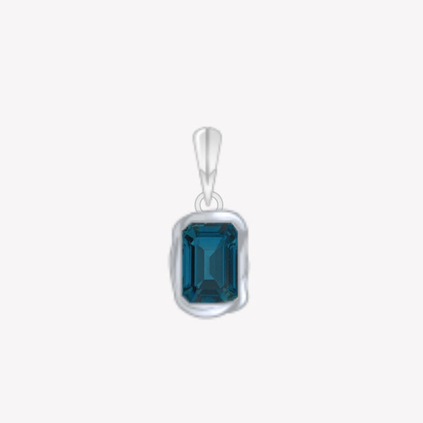 London Blue Topaz | Fully Known Prayer Pendant