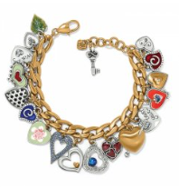 One Heart Color Charm Bracelet