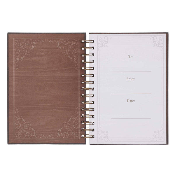 Journal Wirebound Brown Man of God 1 Tim. 6:11