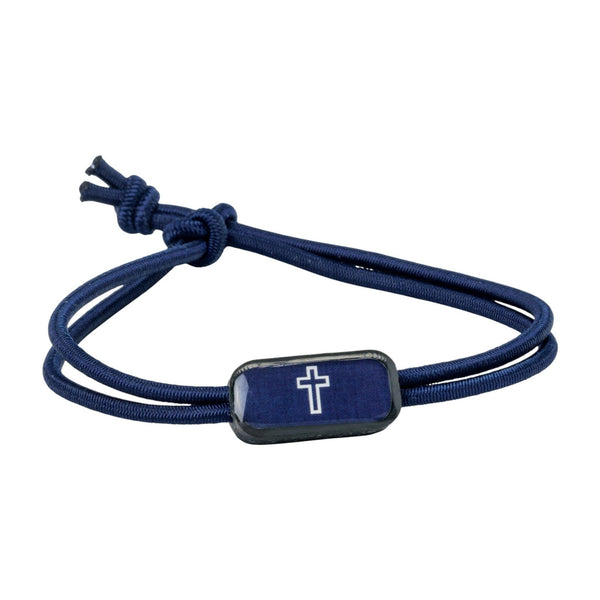 Tap To Pray® Survivor Series Tactical Bracelet: Onyx + Cross