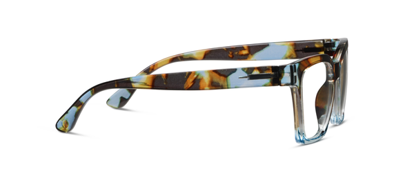 Birdie (Blue Light): Blonde Tortoise Colorblock / Reading / 2.00