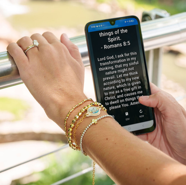 Tap To Pray® Survivor Series Bracelet: Turquoise + Cross