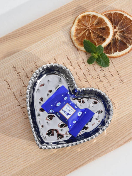 Mini Heart Dish Silver