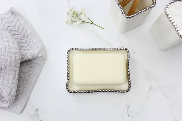 Pampa Bay Soap Dish, Silver/Gold