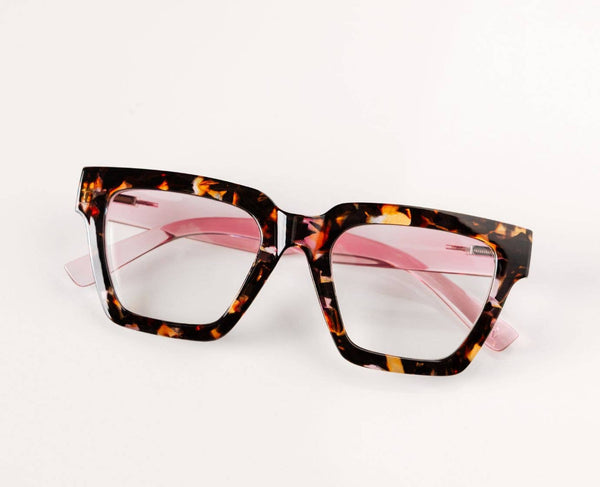 Take a Bow (Blue Light): Tortoise/Blush / Reading / 1.50