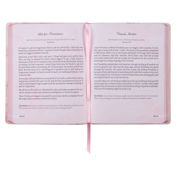 Devotional Rest In Me Faux Leather