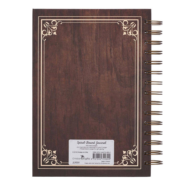 Journal Wirebound Brown Man of God 1 Tim. 6:11