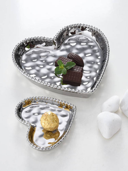 Heart Dish Silver