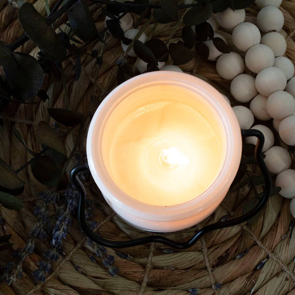 5 oz Cream Jar Candle: Silver Birch