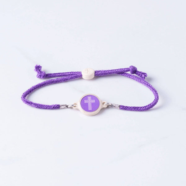 Tap To Pray® Survivor Series Bracelet: Onyx + Cross