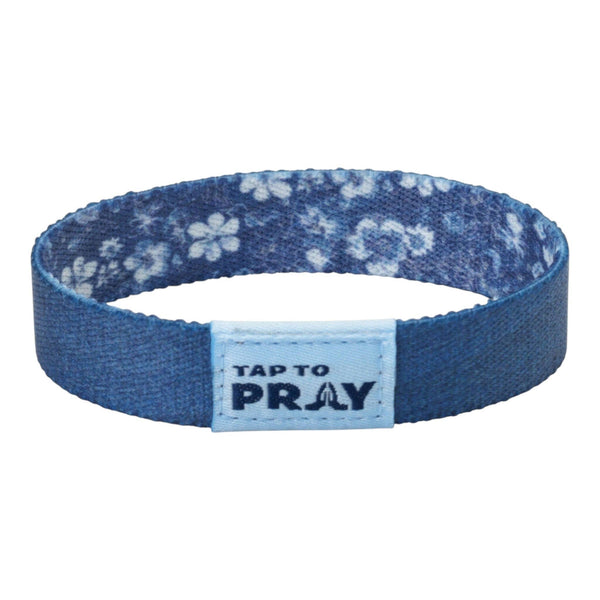 Tap To Pray® Wristband – Wildflower - Jesus Is Lord: Small