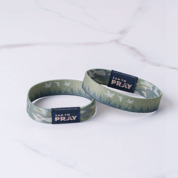 Tap To Pray® Wristband – Waterfowl: Medium